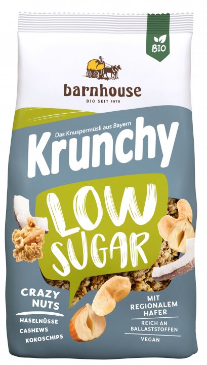 BIO Crunchy Oats Low Sugar - Crazy Nut ( Barnhouse Brand)